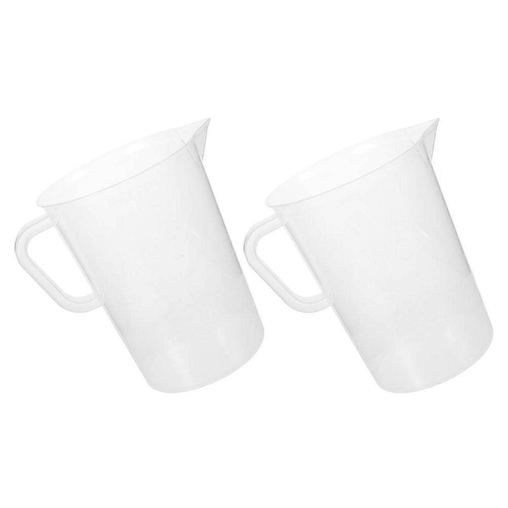 Large Capacity Measuring Cup Plastic for Liquid Measuring 2Pcs