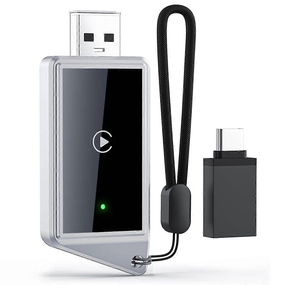 Wireless CarPlay Adapter Convert Wired to Wireless Smart CarPlay AI Box WiFi Bluetooth Control Mini