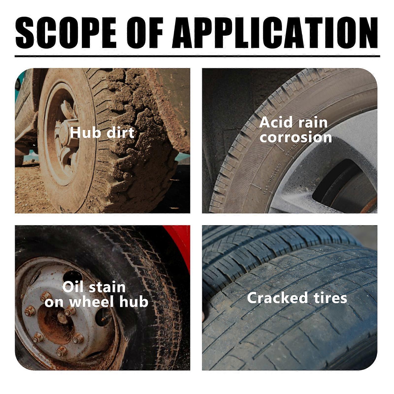 Rayhong Tire Cleaner Paste Automotive Tire Rust Cleaning And Decontamination Bright Paste Rust Remover Conversion Agent