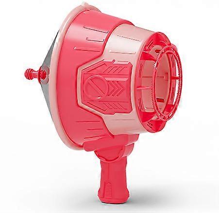 Air cannon bubble machine, handheld bubble maker for children, handheld toy, unisex, suitable for beach, garden, and park use.  Pink