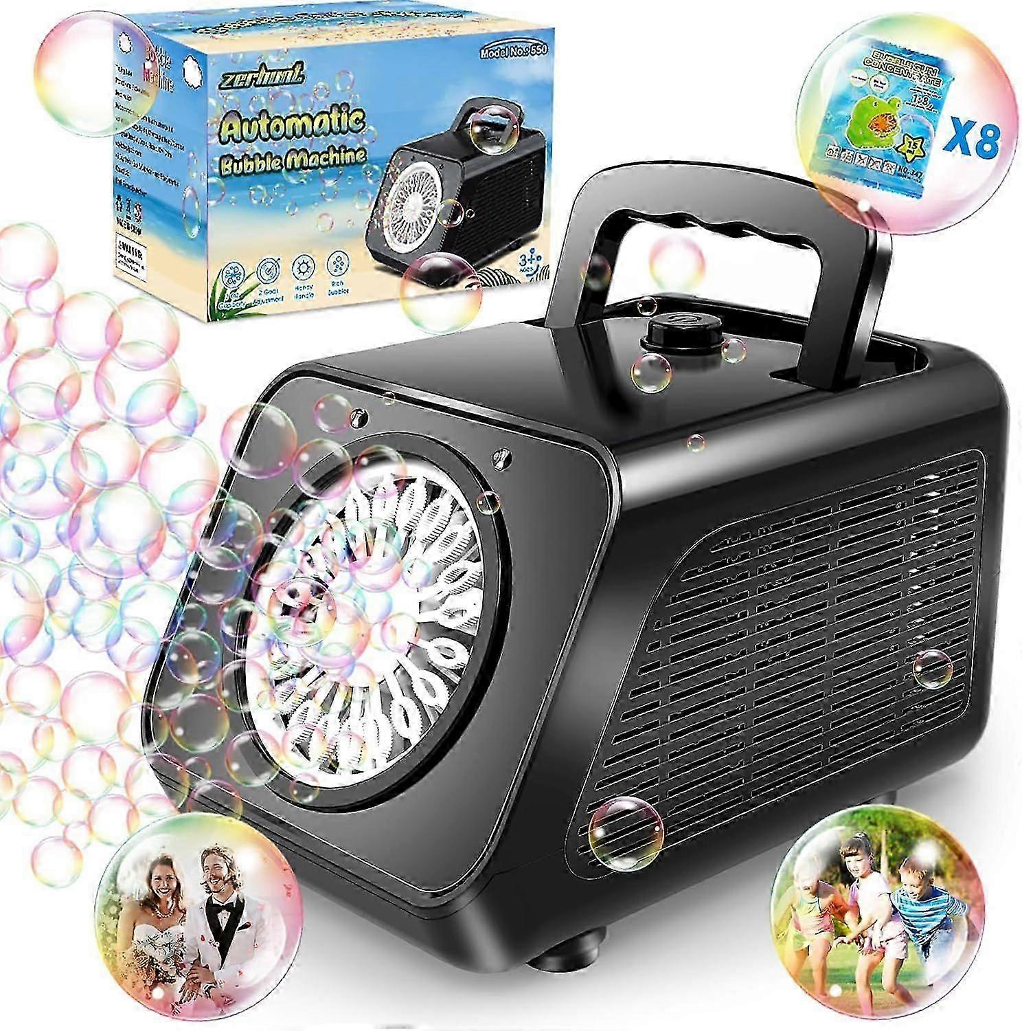 2025 Latest Model  Automatic Bubble Machine for Parties: Portable & Dual-Speed