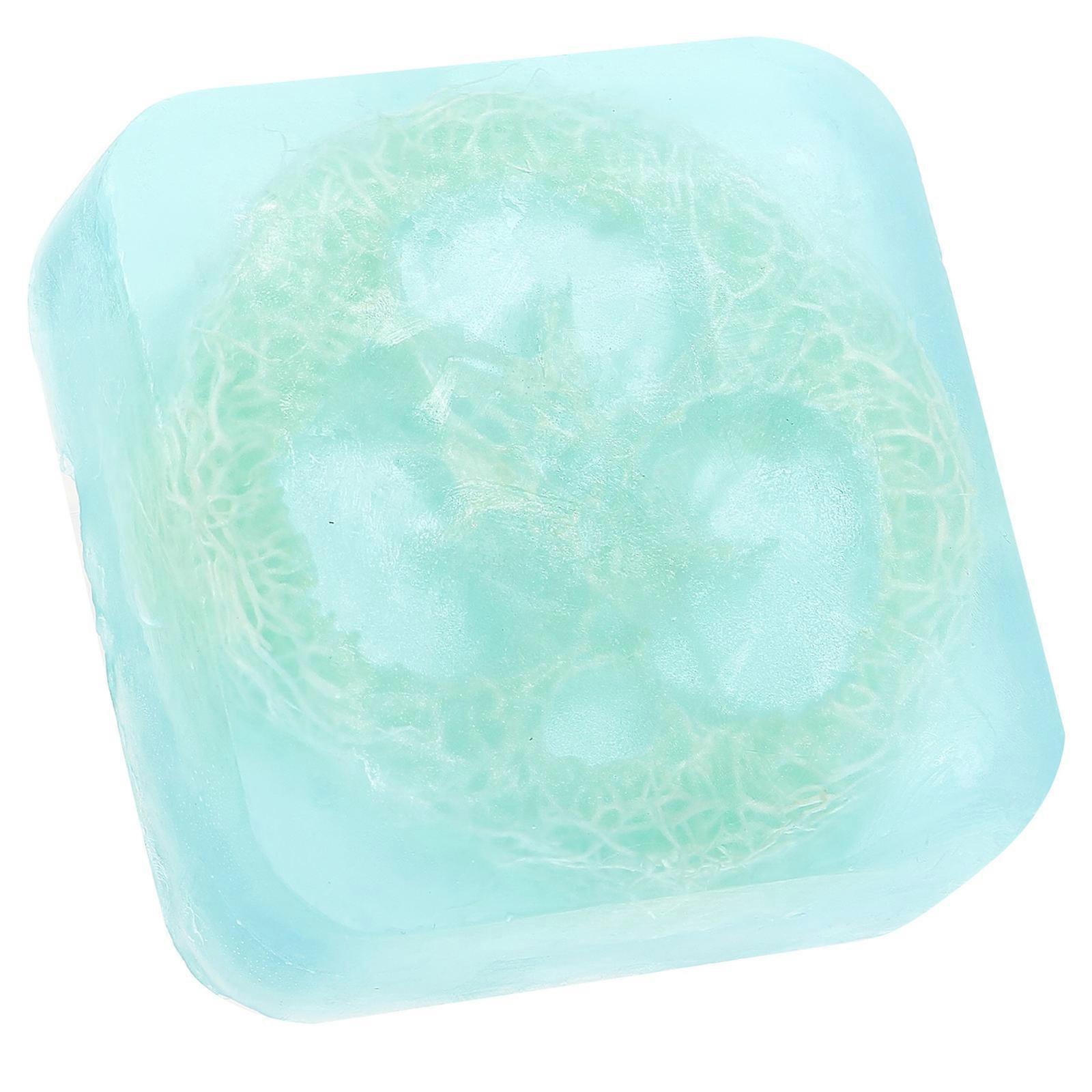 Loofah Soap Exfoliating Loofah Scrubber Rectangular Plant Extracts Vitamin E Moisturizing UV Protection 1Set