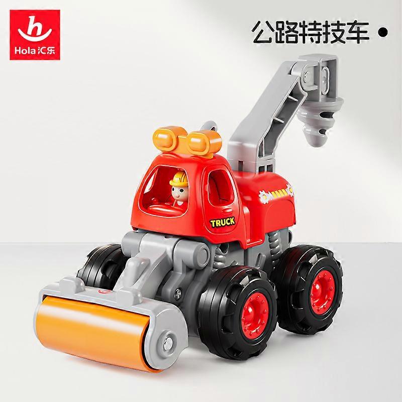 Stunt Engineering Team Boys Car Toy Excavator Inertial Sliding Toy Car Model Non-RTR Ready-to-Run Scale Diecast Toys