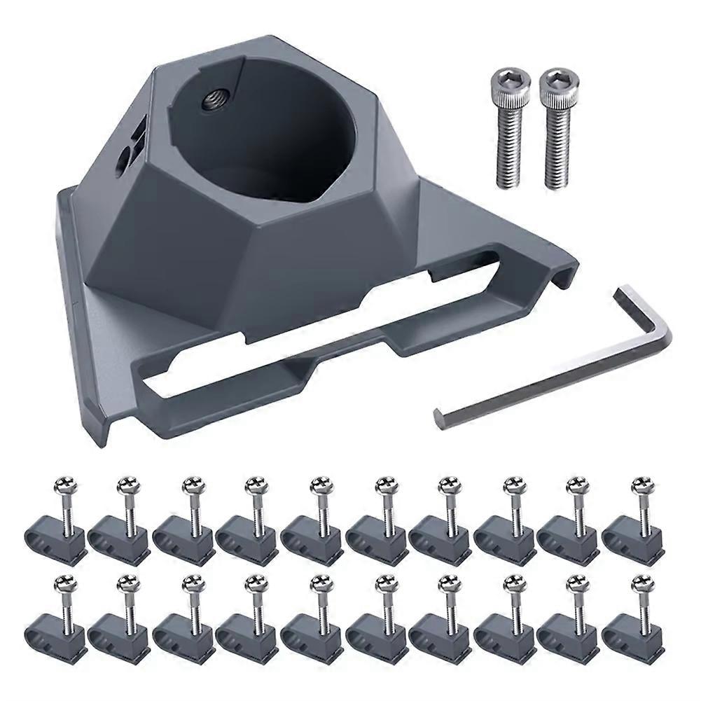 For Starlink Gen 3 Mounting Bracket Base Kit with Tools and Cable Clamp for Starlink Antenna for 32-62mm Pole Pipe