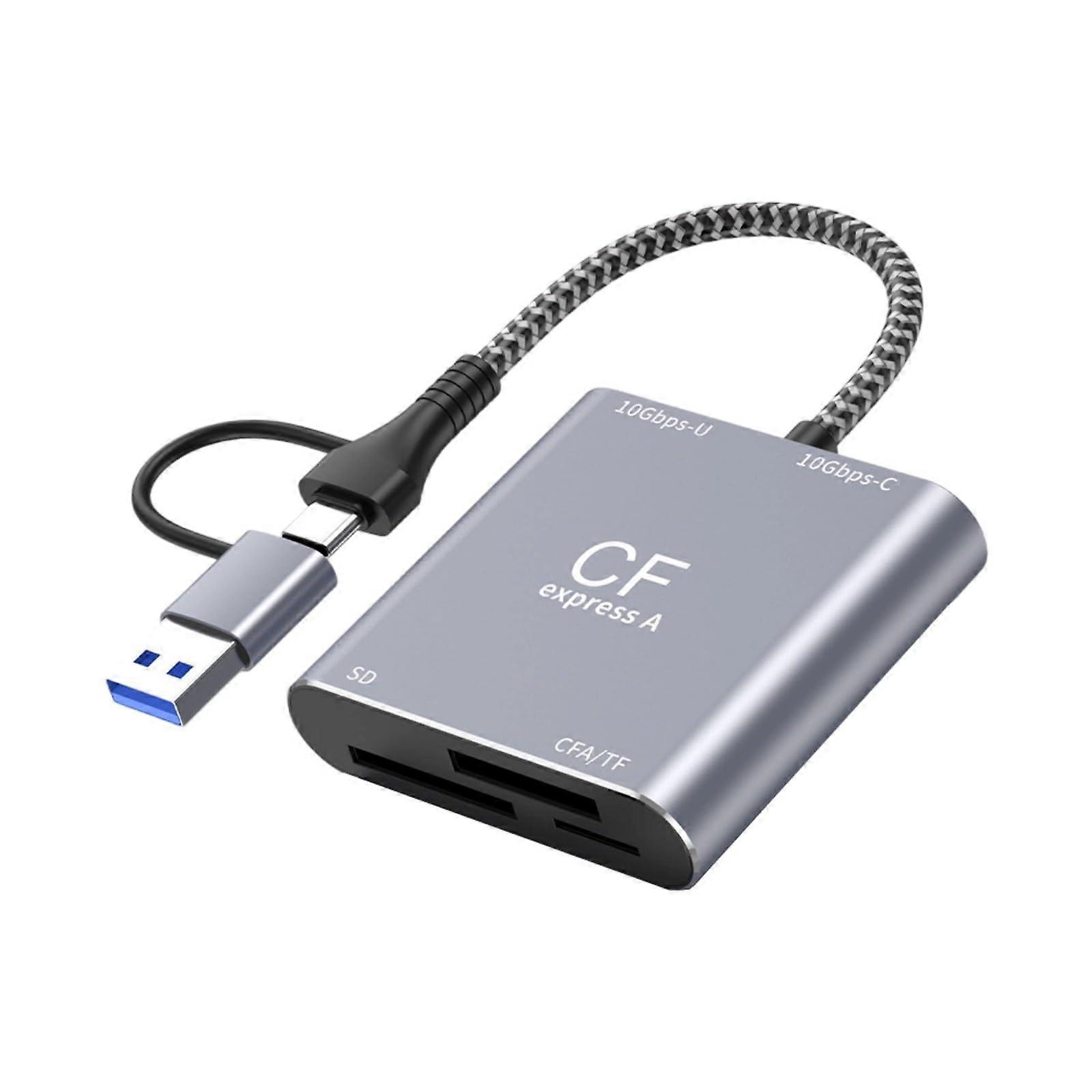 CFexpress Type B Card Reader USB 3.2 Gen 2 10Gbps Speed Transfer for 4K/8K Media