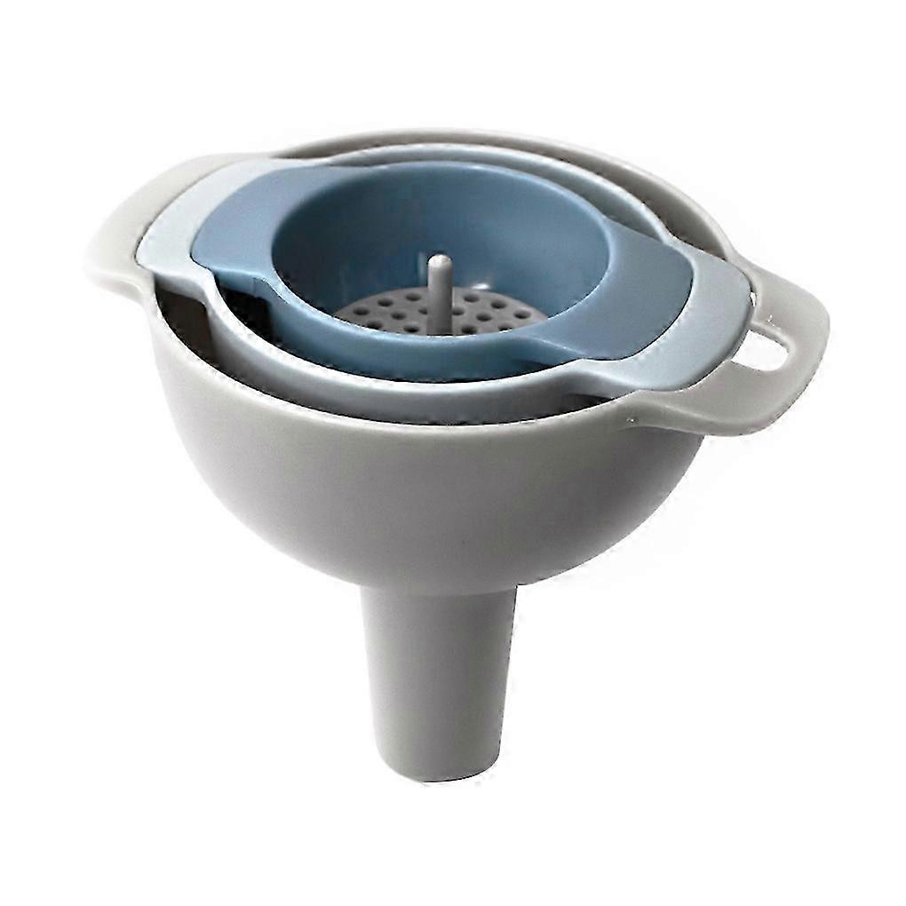 4 Pieces/set Pp Kitchen Oil Funnel Portable Bean Fruit Filter