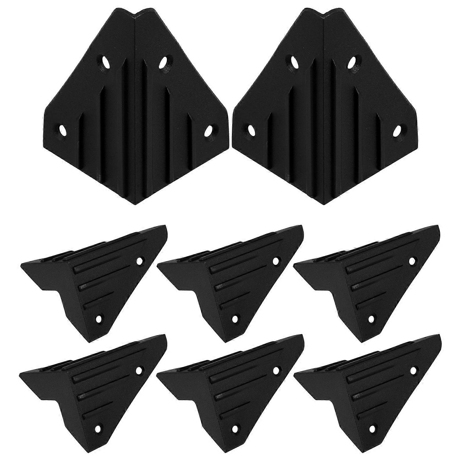 Black Plastic Speaker Corner Protectors for Protection 8Pcs Stage Speaker Corner Guards