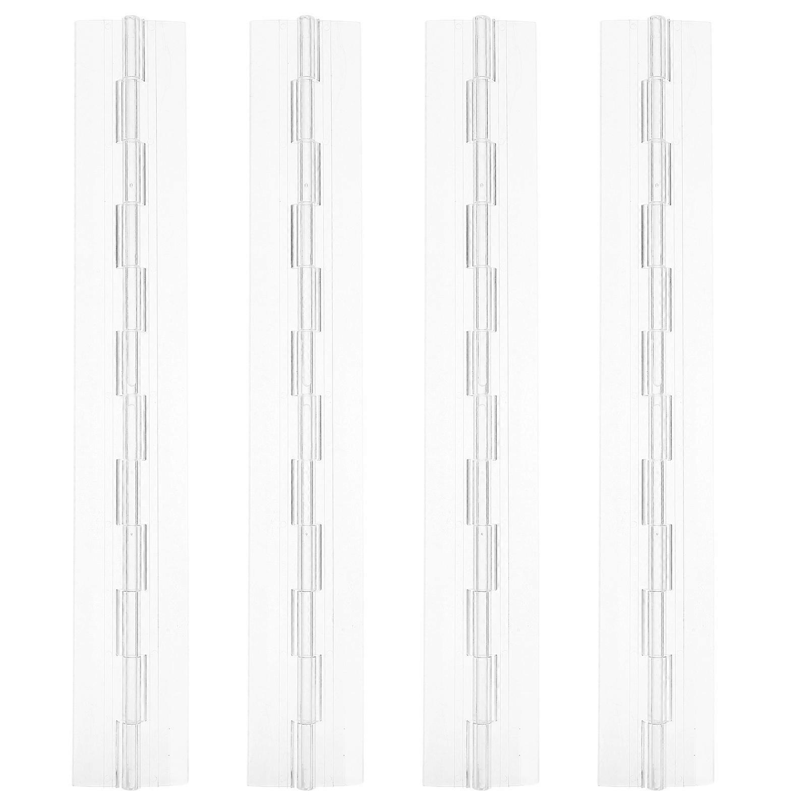 Clear Acrylic Hinges for Cabinet Doors for DIY Use 4Pcs Set