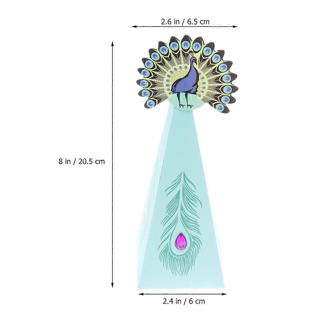 Wedding Gift Case Peacock for Party Supplies 40Pcs Creative Candy Boxes