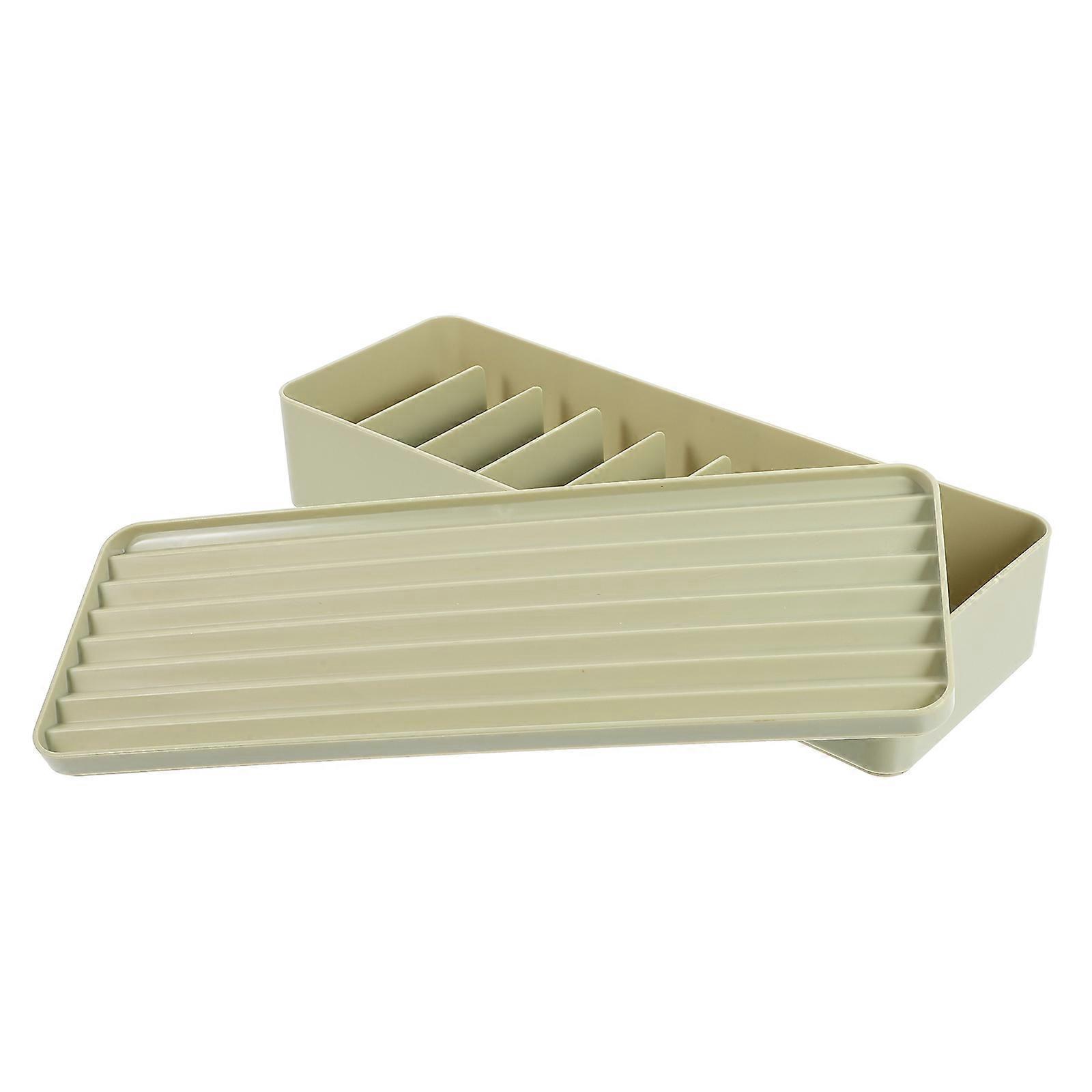 Data Cord Storage Case Desktop Organizer For General Users Multi Compartment Design Ps Material 27.20X9.60X6.00CM 1Set