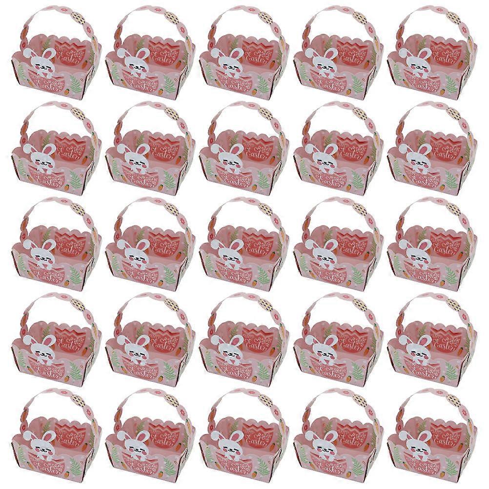 Pink Candy Container Cookie Cases 50Pcs Suitable For Easter Festivals And Small Gifts Decoration