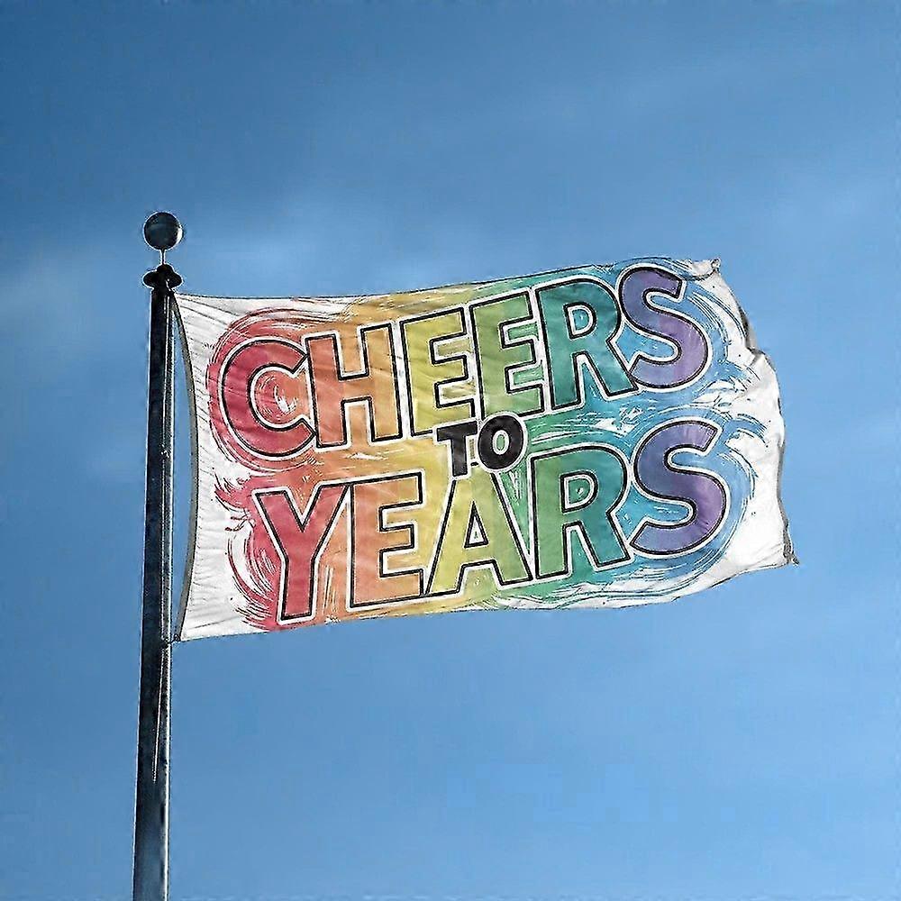 Cheers To Years Flag
