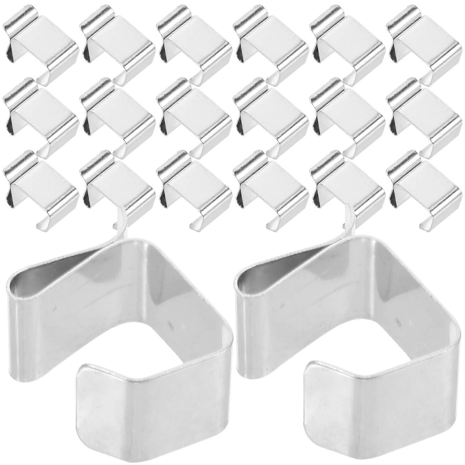 Outdoor Light Clips Metal String Lights Clips for Christmas 50Pcs