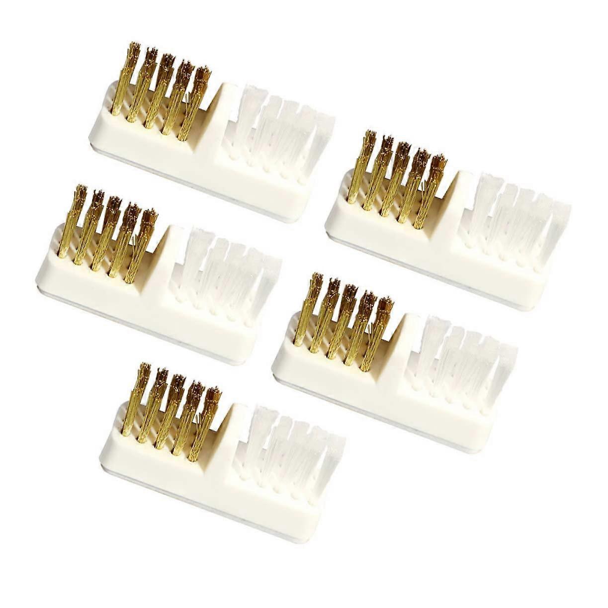 5pcs Copper Wire Nail Drill Bit Cleaning Brush Set for Professional Manicure Tool Maintenance