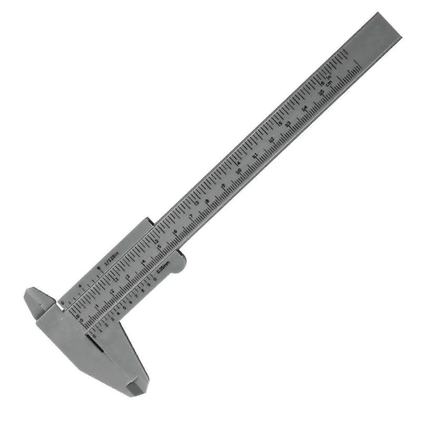 150mm Plastic Vernier Caliper for Eyebrow Mapping and Permanent Makeup with Accurate Dual Scale
