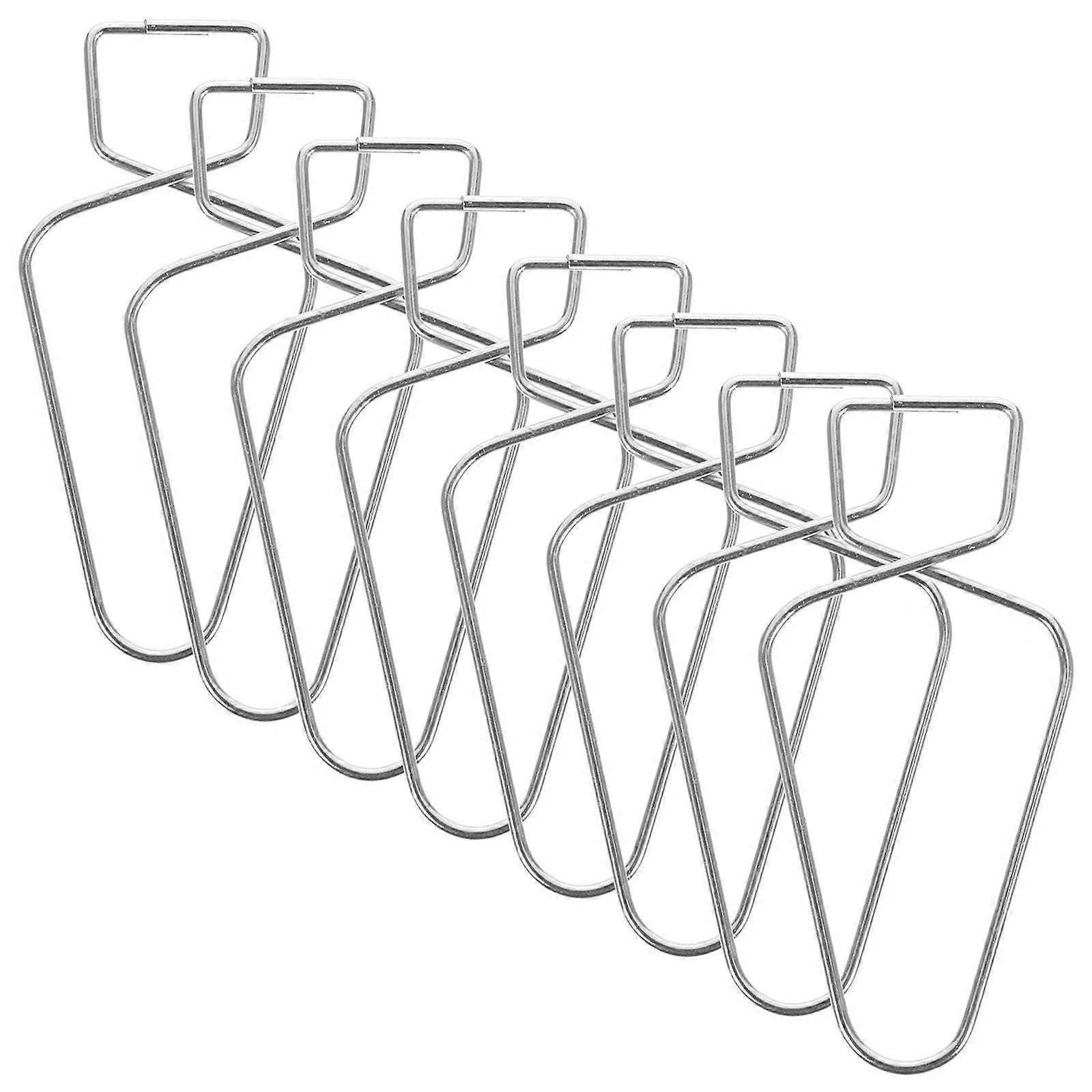 Silver Ceiling Hook Clips for Posters 50Pcs T-Bar Squeeze Hangers