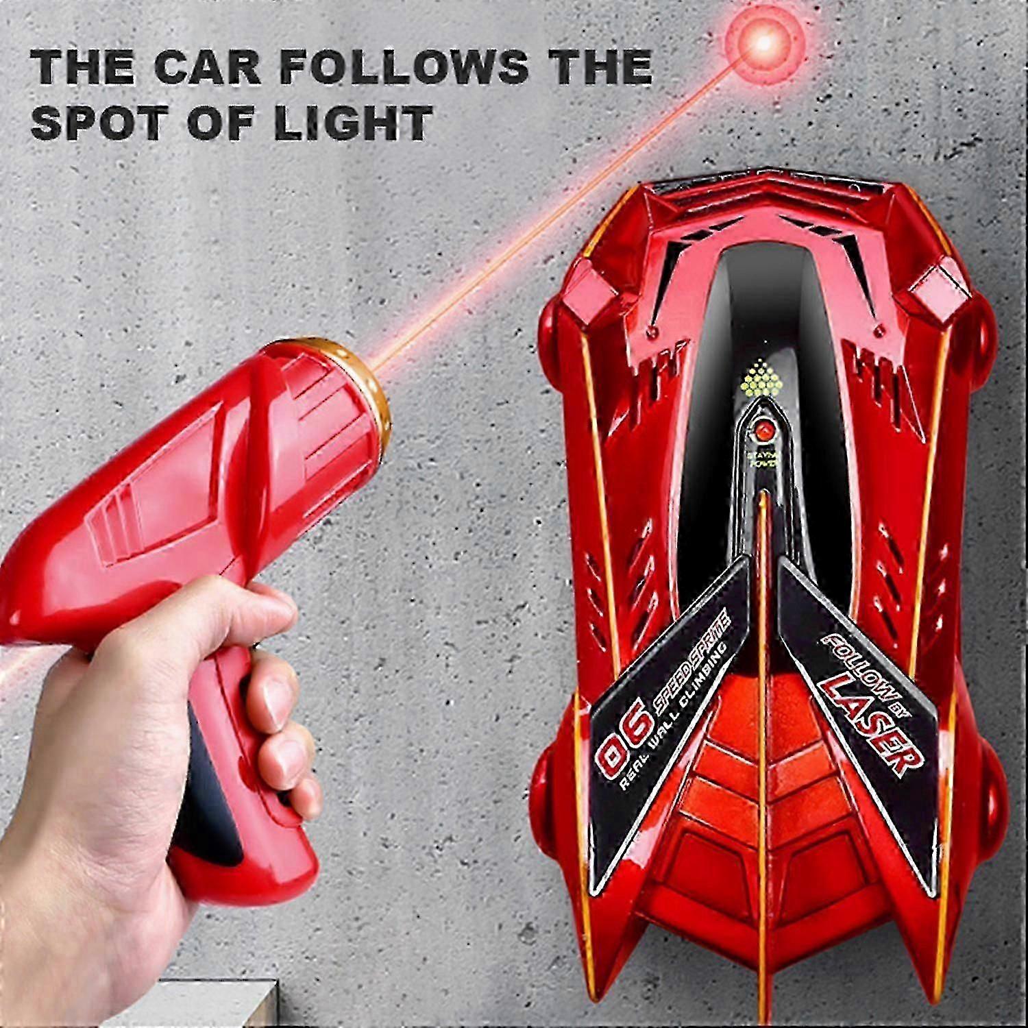 LED Infrared Stunt RC Car, Wall Climbing with Multi-Directional Control