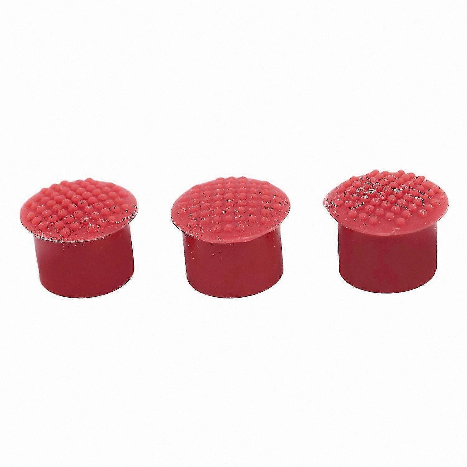 3-Pack TrackPoint Red Caps for Laptops