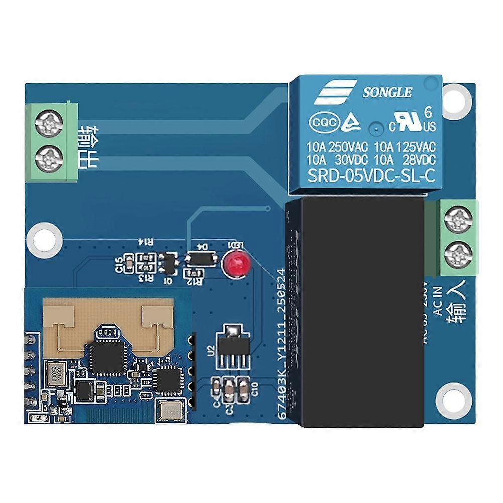 24G Human Presence Radar Auto-Induction Smart Switch SW01S Light Controller with APP Intelligent Param Adjustment