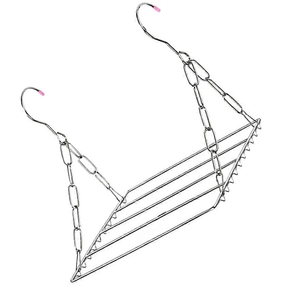 Rectangular Balcony Drying Rack 2Pcs For Home Users Stainless Steel 30x25cm Shoe Drying Space-saving Organizer