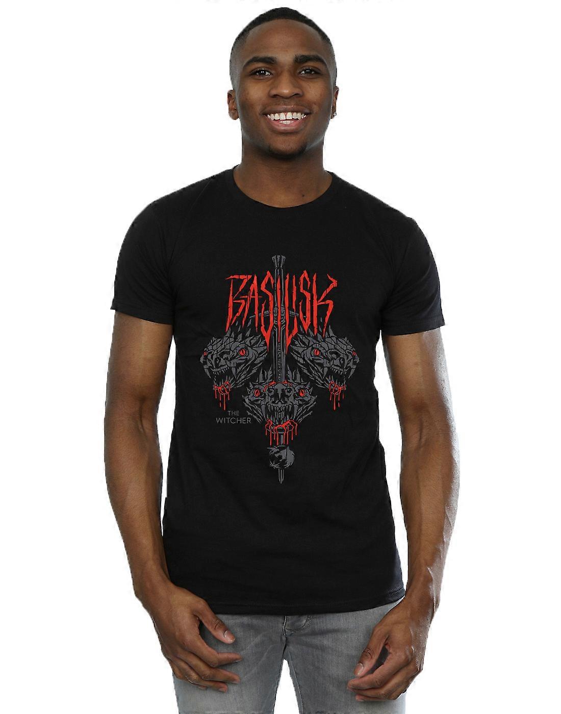 Netflix Men's The Witcher Basilisk T-Shirt