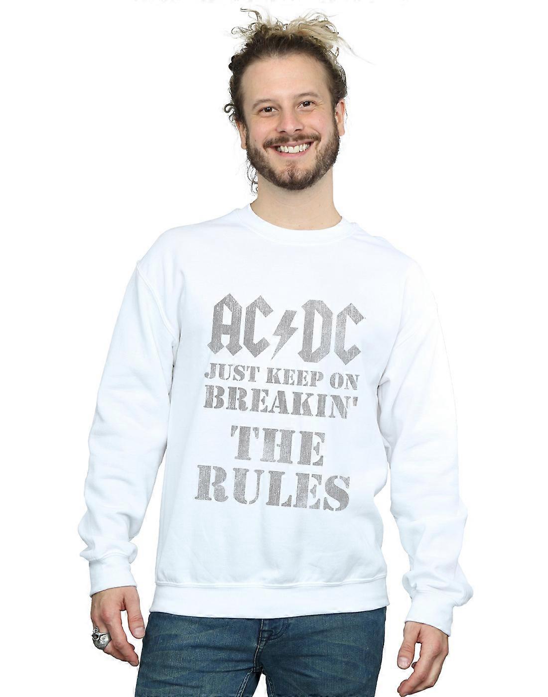 AC/DC Men's Just Keep On Breaking The Rules Sweatshirt