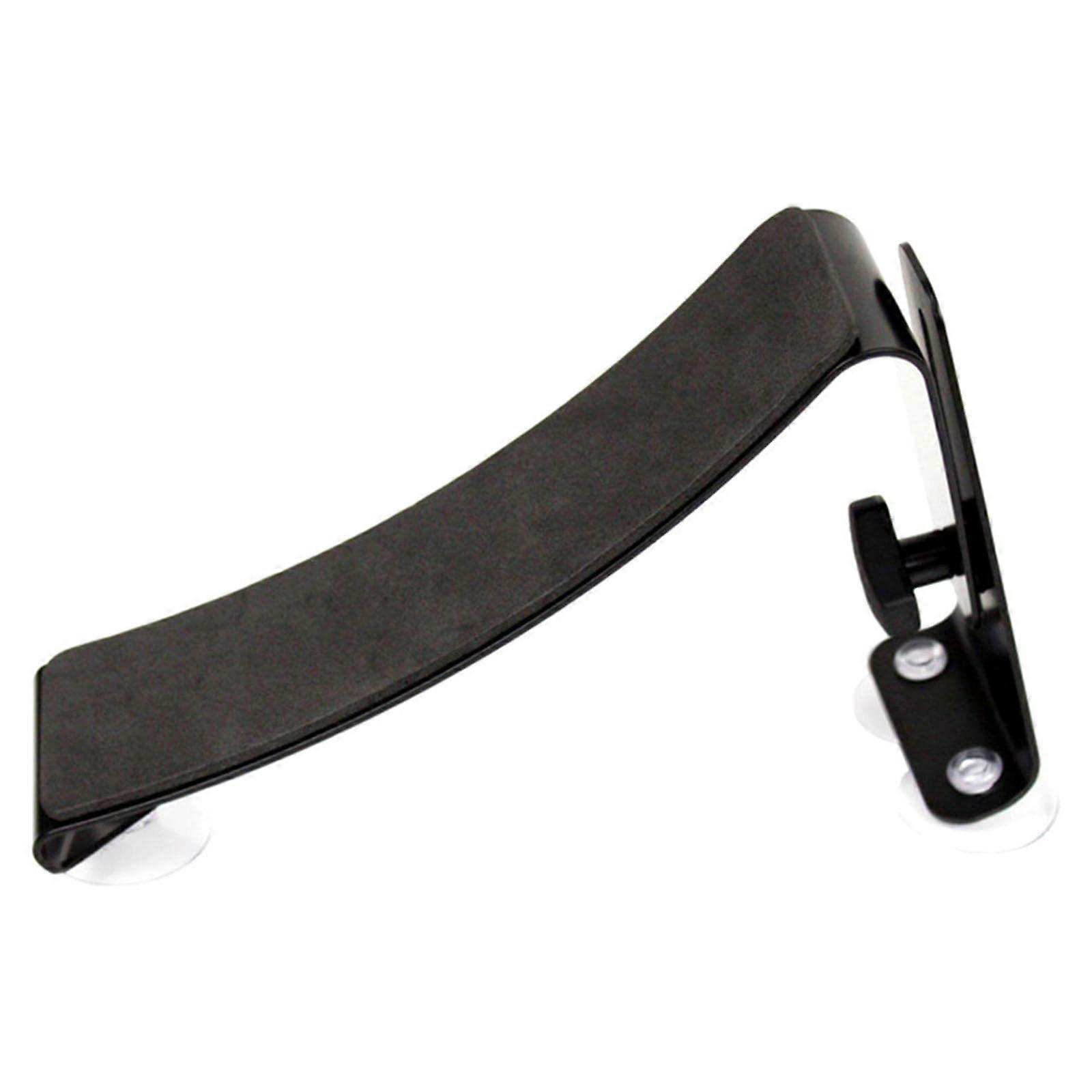 Adjustable Guitar Leg Rest with Curved Support and Suction Cup for Comfortable Seated Playing