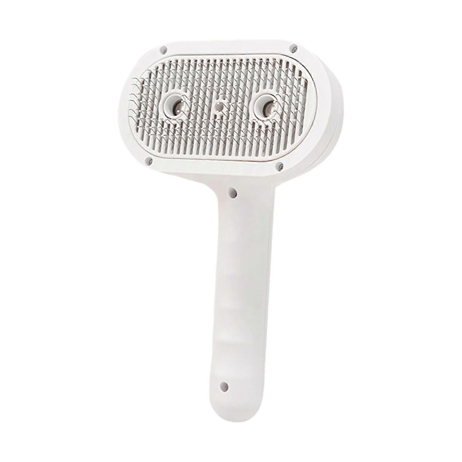 Professional Pet Grooming Comb With Sprays Function For Deshedding Massage And Mists Easy Mists Feature  White