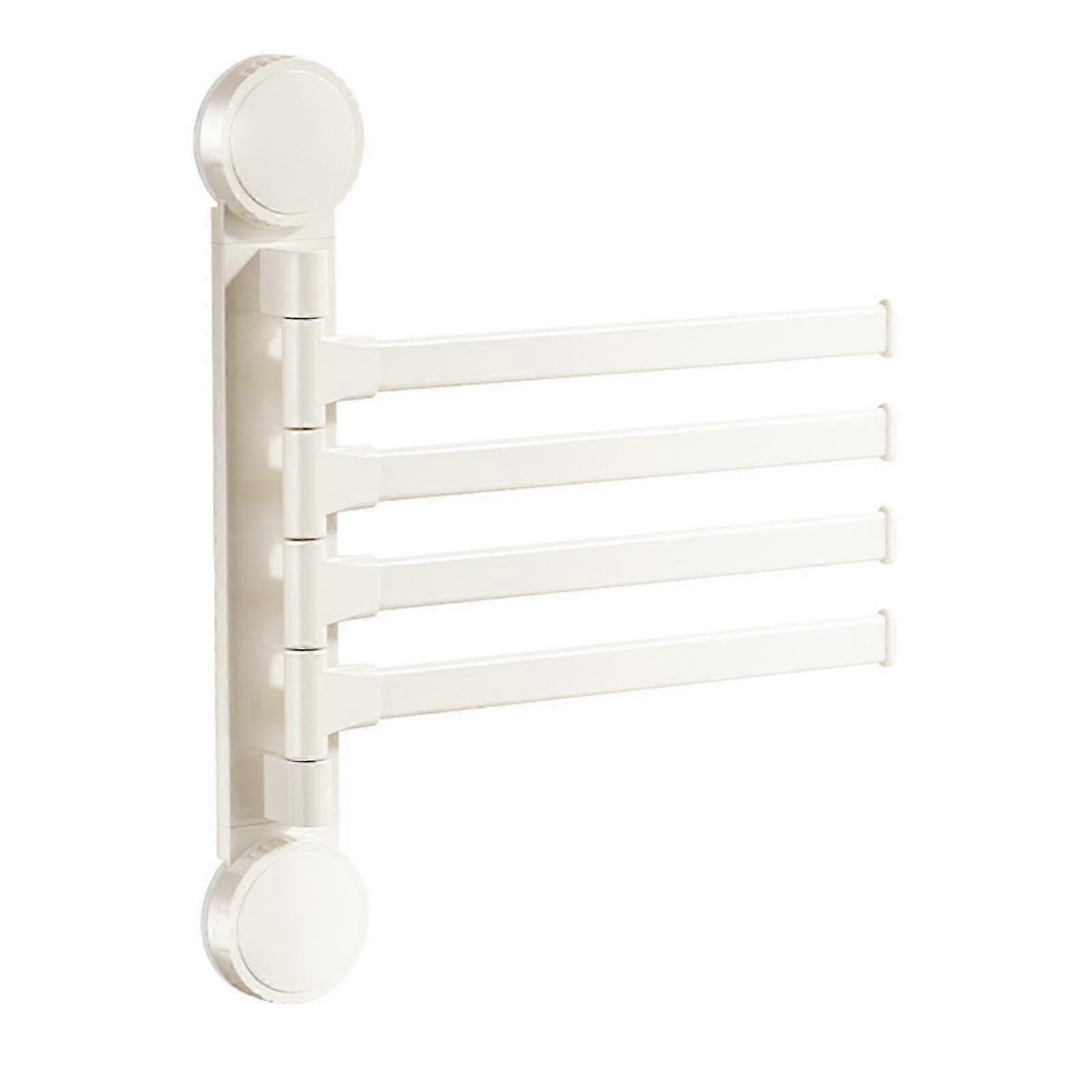 Double Rotating Rack Suction Towel Holders Flexible Degree Rotation Suitable for Various Items Hanging Solution