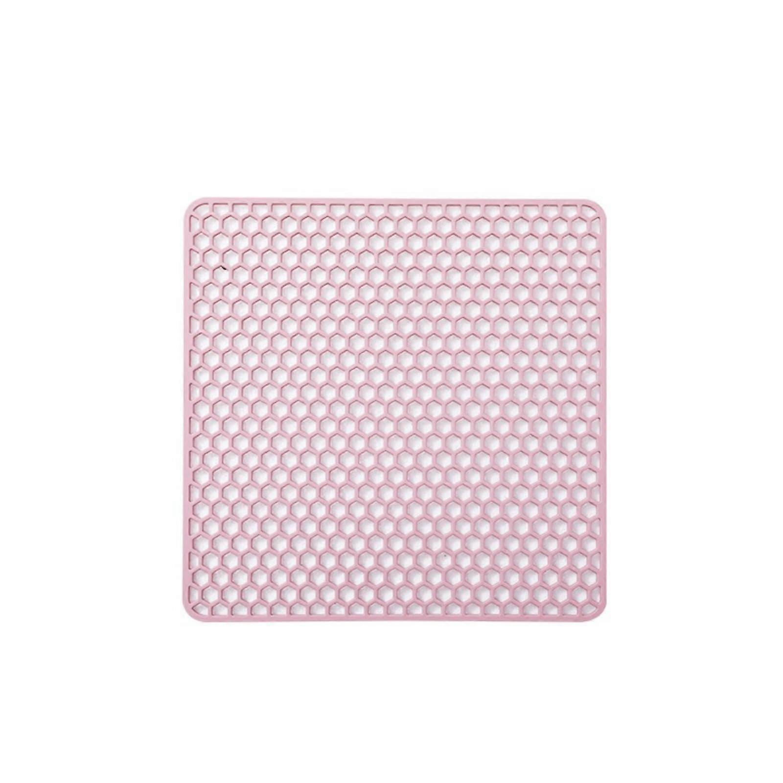 Silicone Kitchen Mat Oil Resistant Washable Reusable Counter Pad with Hanging Hook