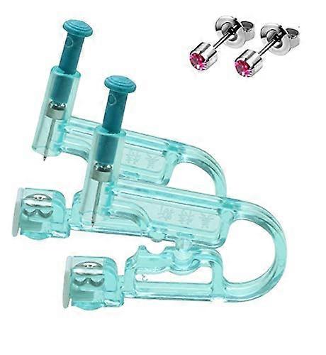 Ear Piercing Gun Kit with 12 Birthstone Studs, Preloaded Sterile SingleUse Design, 2 Pack