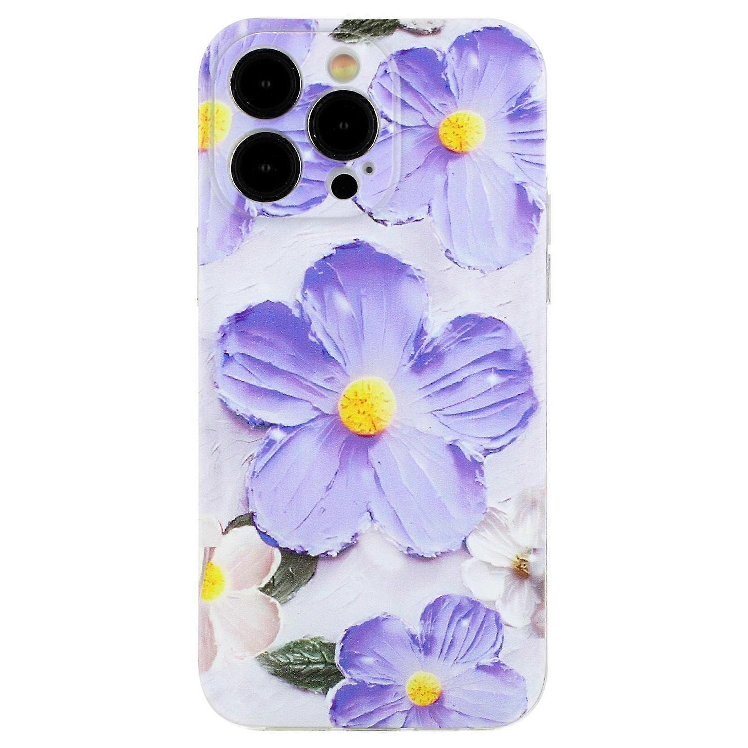 TPU Case for iPhone 14 Pro Max Shell Pattern Printing Protective Back Cover