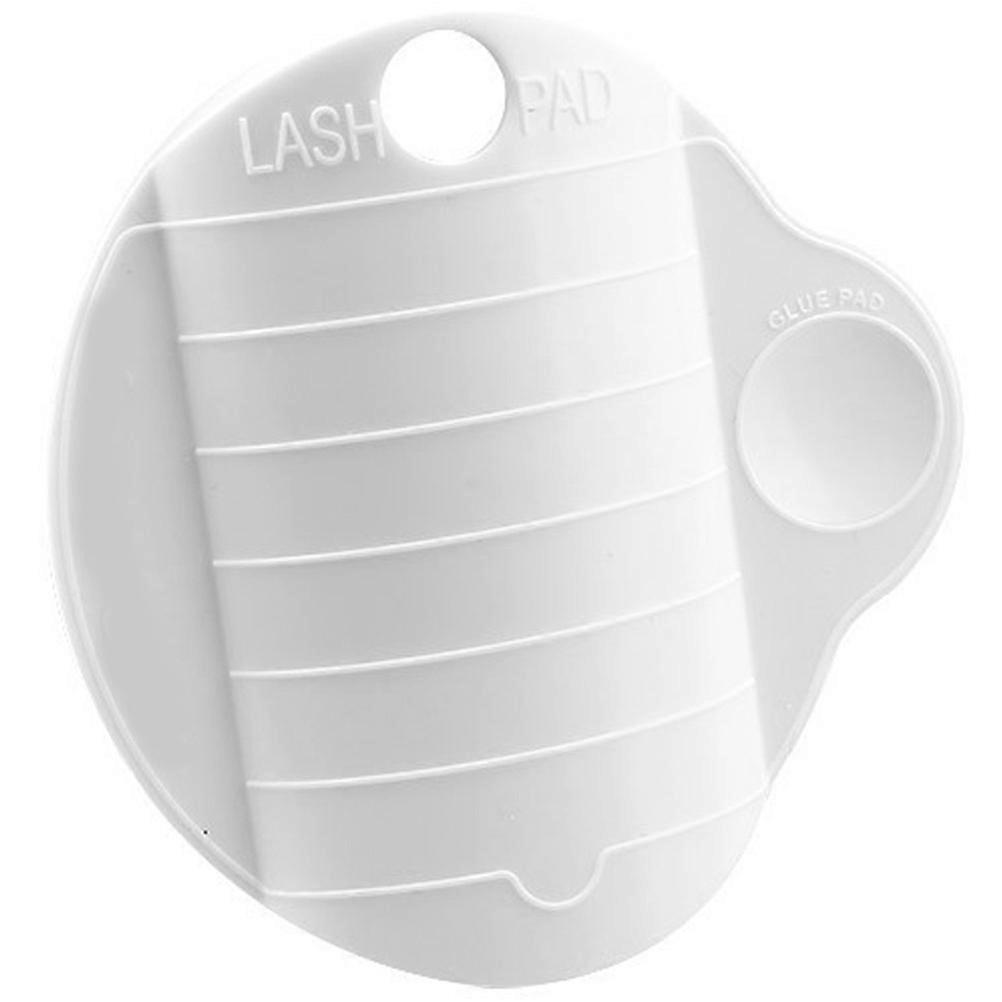 2Pcs Lash Tray for Storage White Eyelash Extension Tool Acrylic Holder