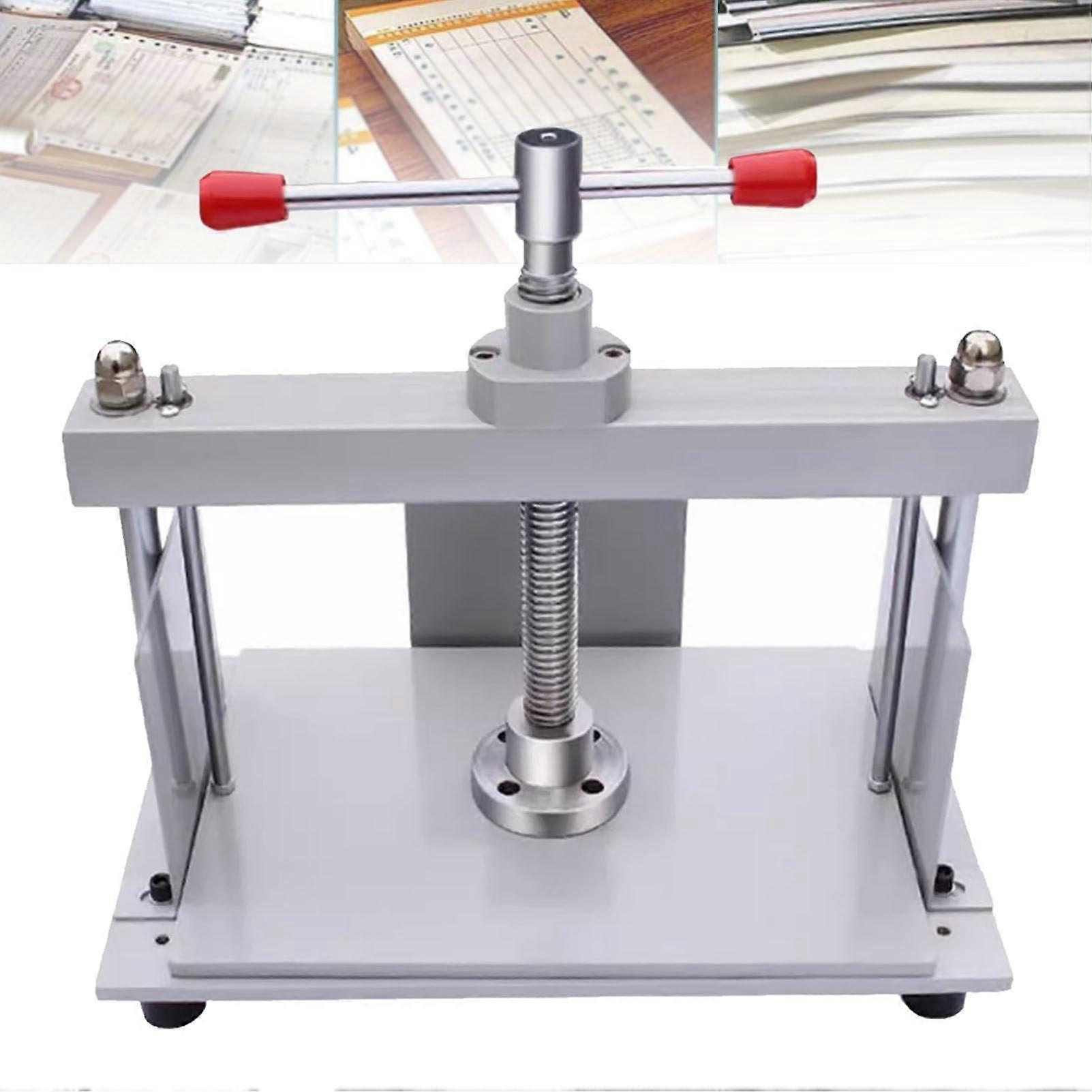 Manual Paper Press Machine for A4 A3 Book Binding with Pressure Compression and Durable Steel Frame