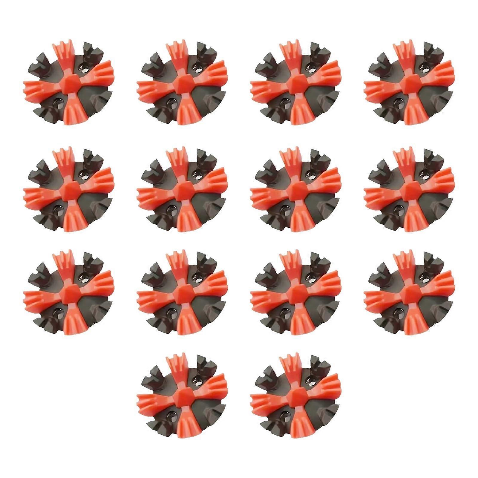 14Pcs Nonslip Golf Shoe Spikes Cleats Replacement Studs Screw Type Durable Grip Stability Red