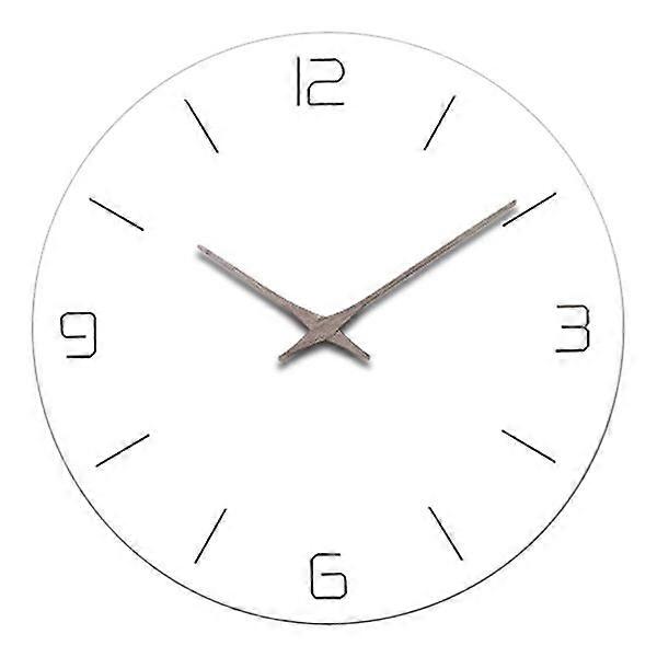Wall clock, simple design, plastic material, office study room clock