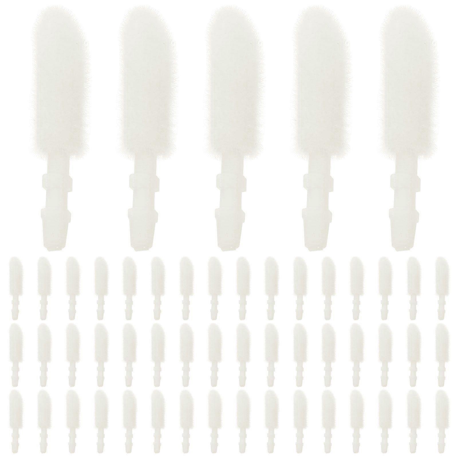 300Pcs Disposable Lip Brush Heads Practical Lip Gloss Brush Head Replacements