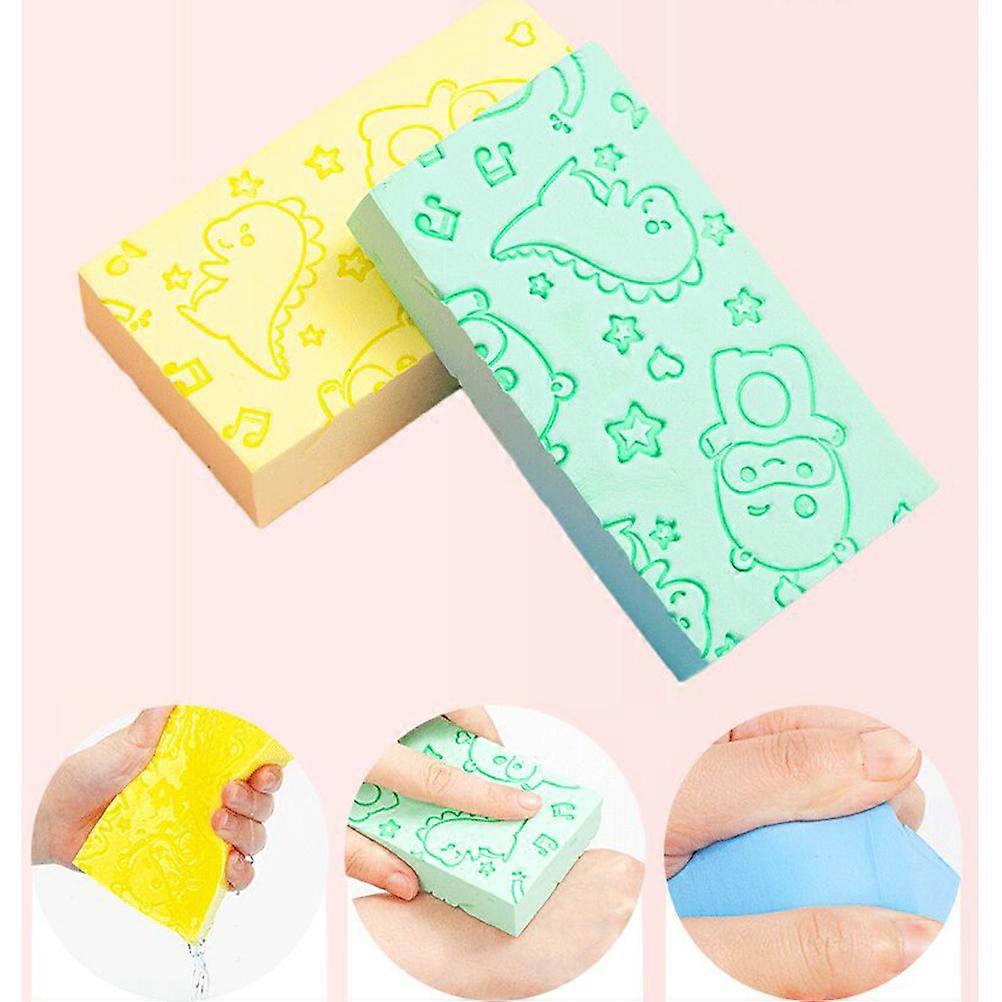 Bath Sponge Scrubbers for Shower Use 4Pcs Bath Brushes Sponges in Assorted Colors