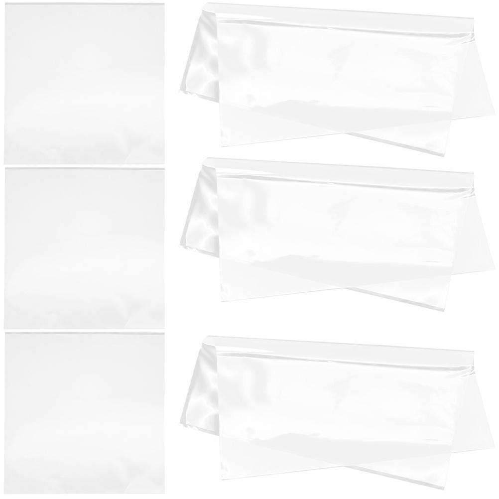 Transparent Vinyl Record Outer Sleeves with Self Adhesive Design for 25Pcs