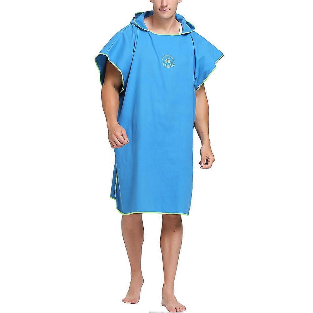 Beach Towels Fast Drying Bathrobes Lightweight Sky Blue Bathing Towel 1Set