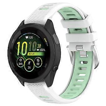 White Teal Silicone Smartwatch Band Waterproof Breathable Strap for Sunorshop T54 H69 H95
