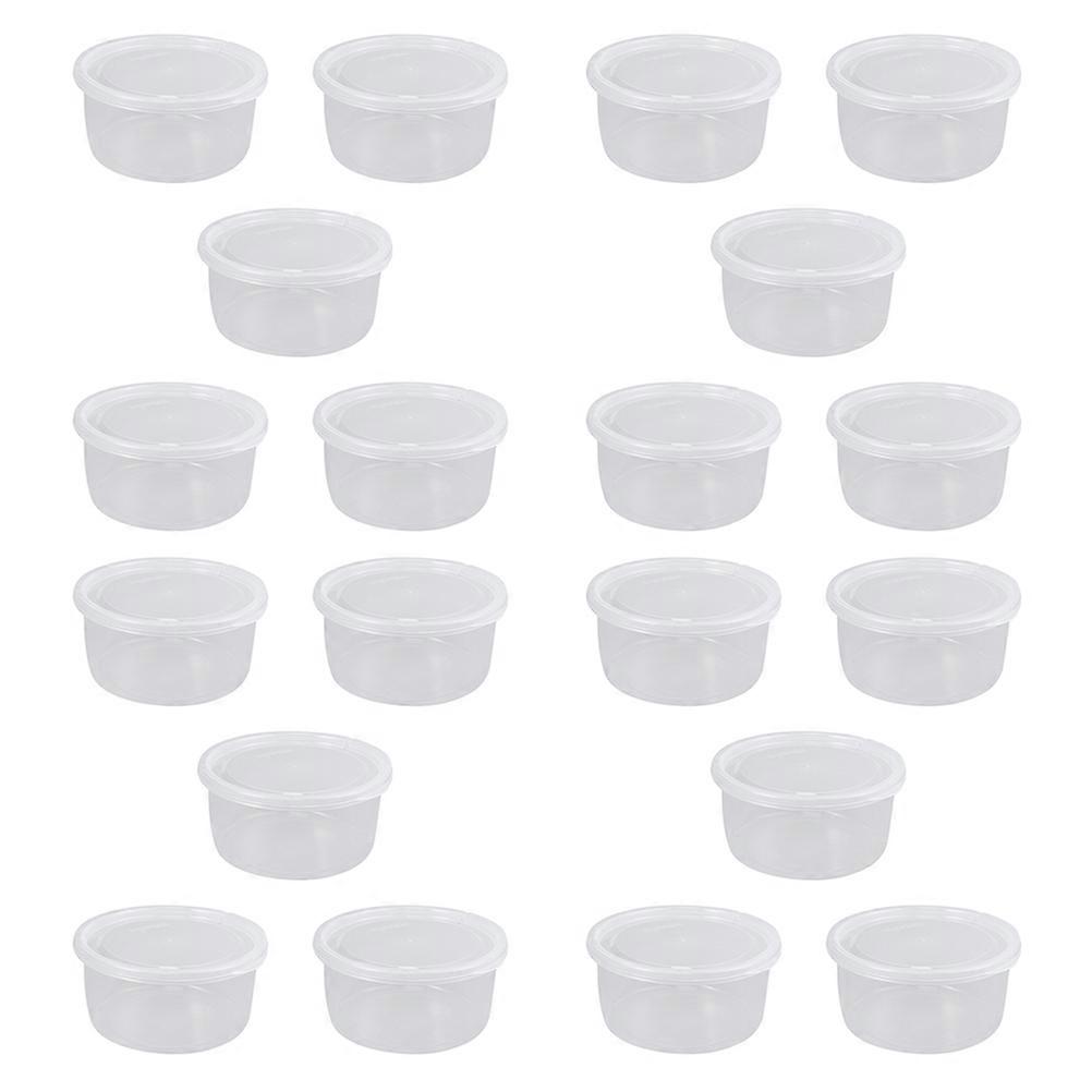 Reptile Breeding Boxes Plastic Cage for Insect Feeding 20Pcs White Set