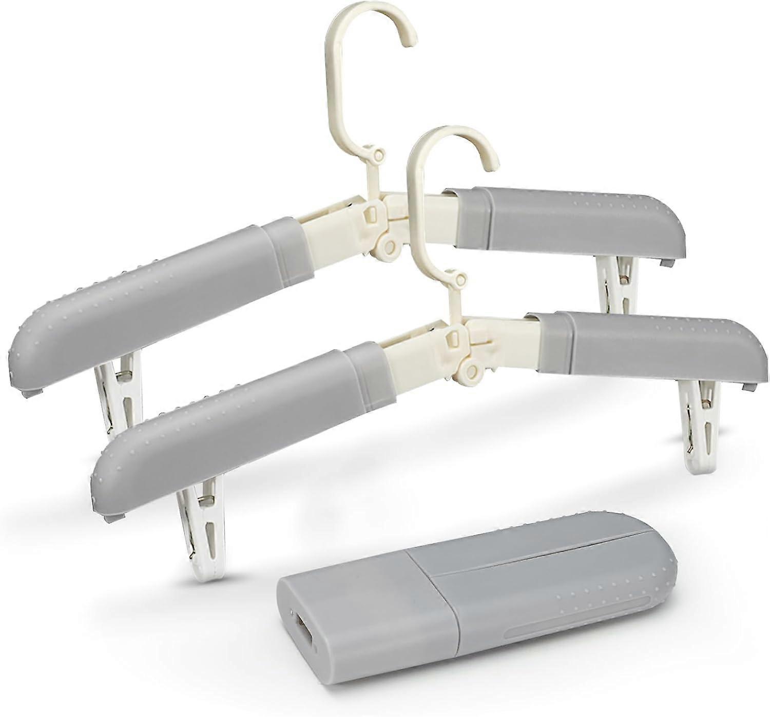3-Piece Foldable Hanger Set with Clips