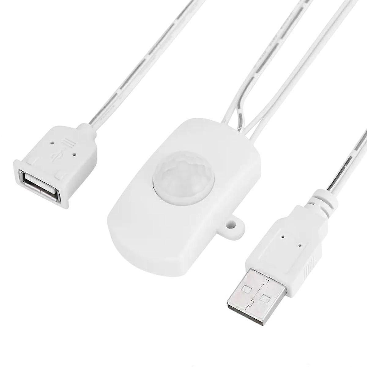 PIR Motion Sensor Switch DC 524V USB Infrared Detector for LED Strip Lights