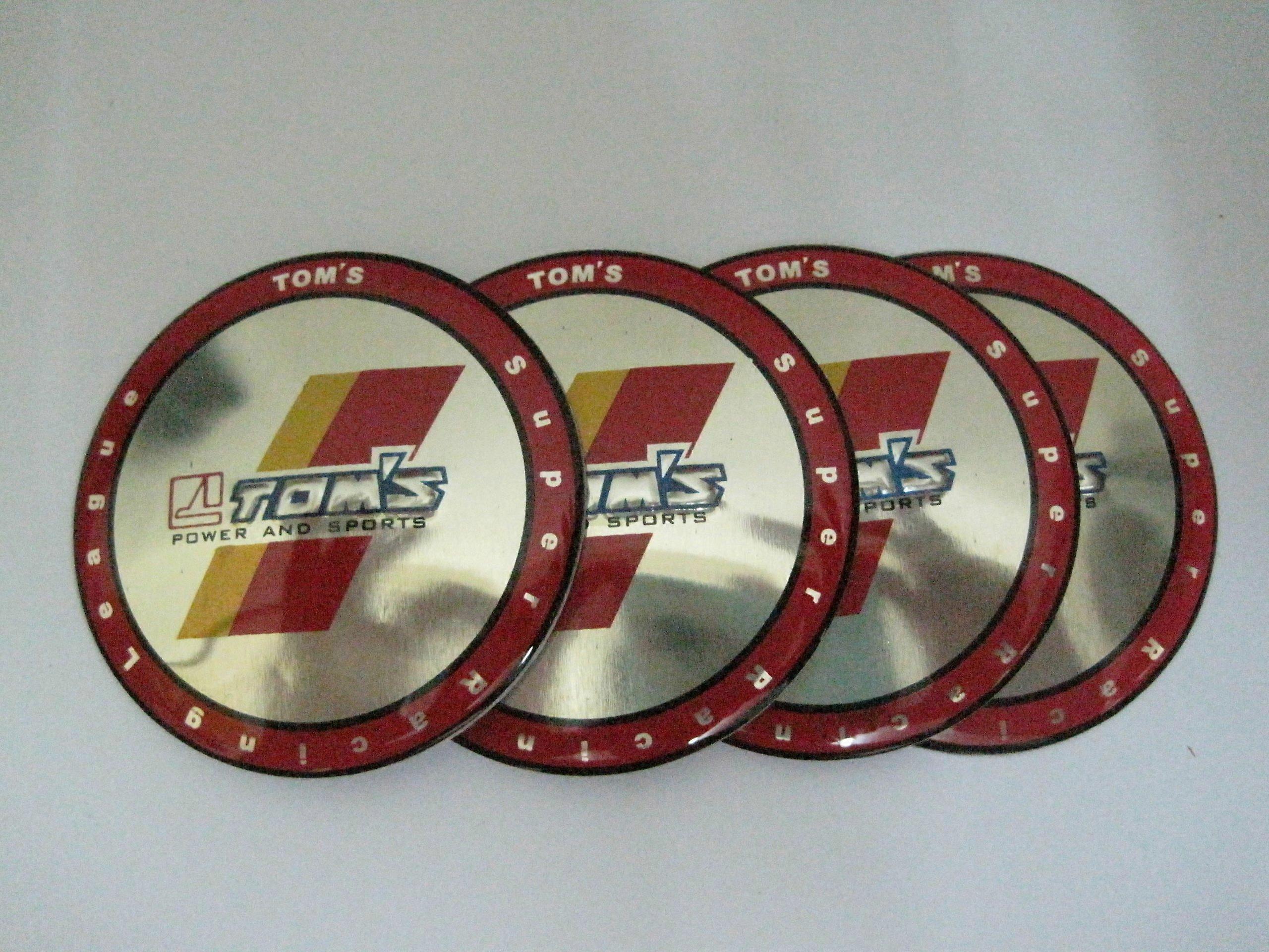 4pcs Wheel Center Caps Emblems Set with Durable Adhesive for Quick Wheel Appearance Refresh