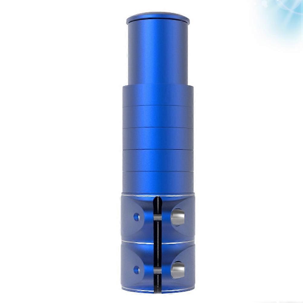 Bicycle Handlebar Height Enhancer Raiser Adjustable Riser Blue