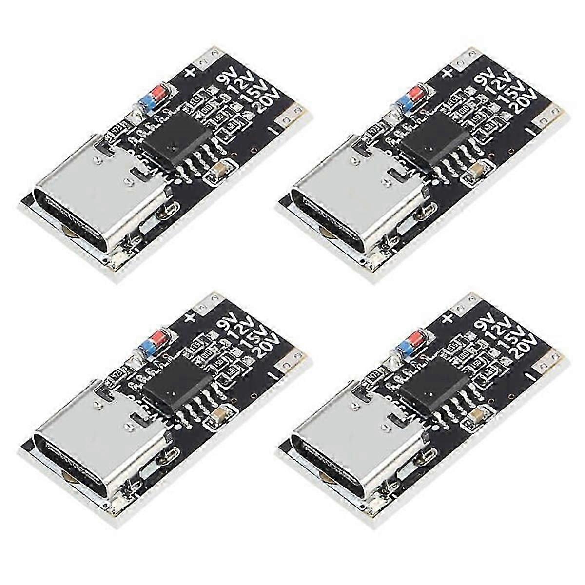 4PCS USB-C PD Trigger Module, PD/QC Fast Charge Decoy Board Set