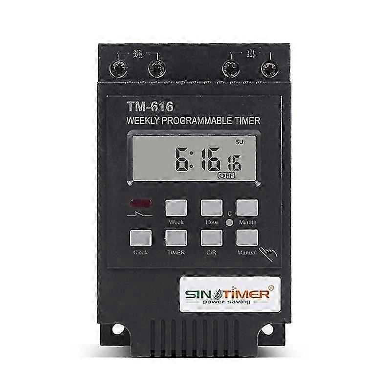 SINOTIMER TM616B-4 Time Control Switch Intelligent Switch Timer Street Light Power Timing Switch 30A