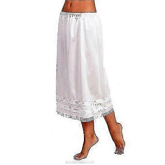 Kvinders Blonde Petticoat Bund Nederdel Lang Nederdel