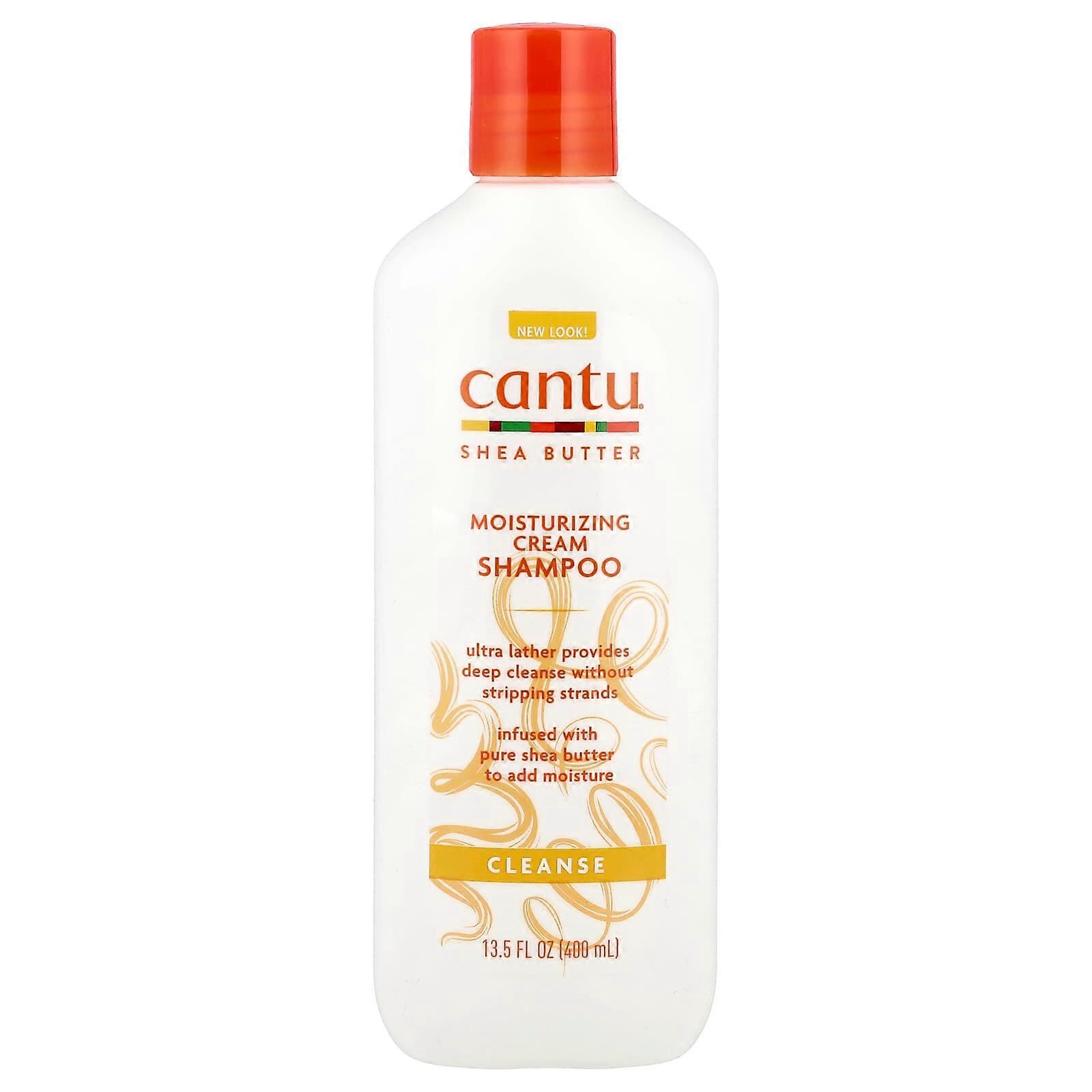 Cantu, Shea Butter, Moisturizing Cream Shampoo, 13,5 fl oz (400 ml)